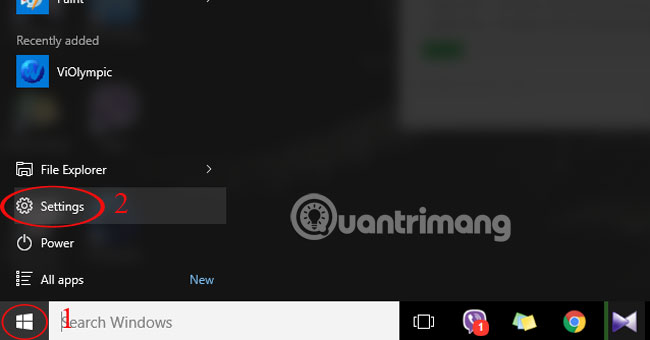 Thay đổi thời gian hiện thị thông báo trên Windows 10
