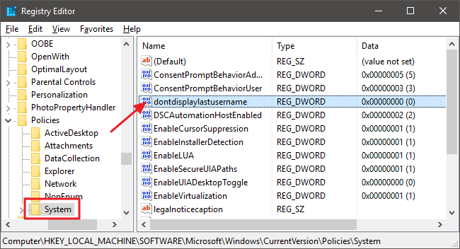 dontdisplaylastusername dontdisplaylastusername