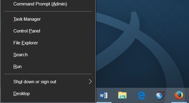 Menu Power Menu Power