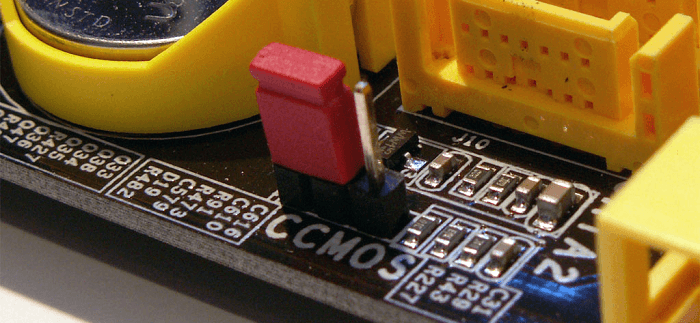 Sử dụng CMOS Jumper