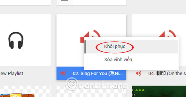 Khôi phục dữ liệu đã xóa trên Google Drive