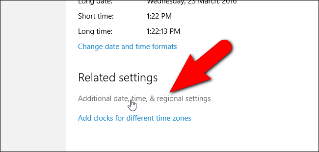  Additional date, time, & regional settings