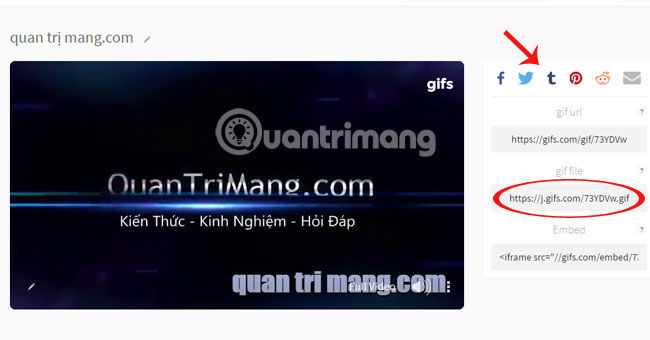 tạo ảnh GIF trên Youtube 