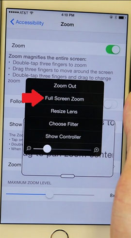 Hô biến màn hình iPhone thành đen trắng