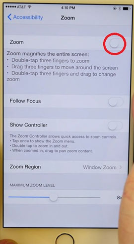Hô biến màn hình iPhone thành đen trắng