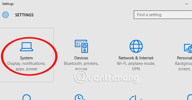 Đổi folder lưu dữ liệu mặc định trong Windows 10
