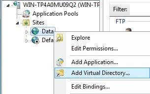  Add Virtual Directory