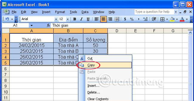 Cách chuyển cột thành hàng, hàng thành cột trong Excel - Ảnh minh hoạ 9