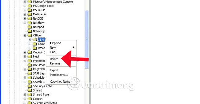Khôi phục thiếp lập mặc định trong Word, Exce