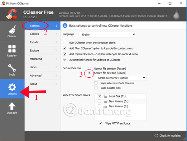 Anweisungen zur effektiven Verwendung von CCleaner