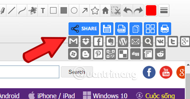 Cách chụp ảnh website trên trình duyệt Cốc Cốc