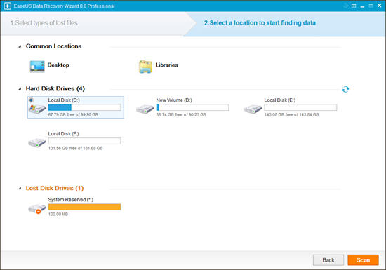 chọn tiếp Scan  chọn tiếp Scan
