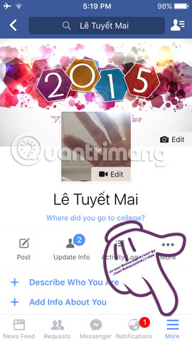 Vô hiệu hóa Facebook nhưng vẫn gửi Messenger