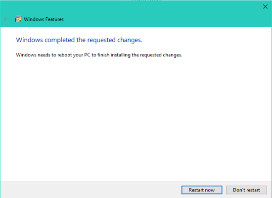 Restart Now  Restart Now