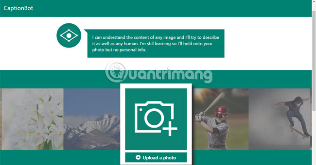 Diễn giải nội dung ảnh với CaptionBot của Microsoft