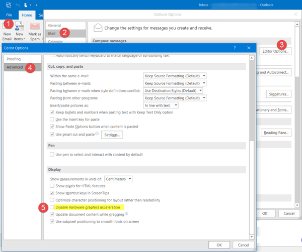 Thêm một cách sửa lỗi Outlook bị treo, không hồi đáp hoặc không hoạt động