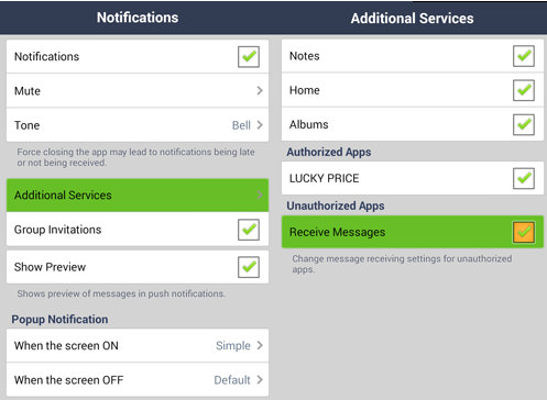 Tắt lời mời chơi game từ người dùng LINE khác Tắt lời mời chơi game từ người dùng LINE khác