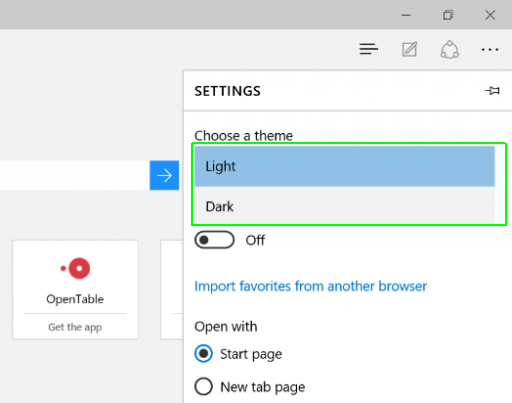 bạn chọn Dark từ menu Dropdown bạn chọn Dark từ menu Dropdown