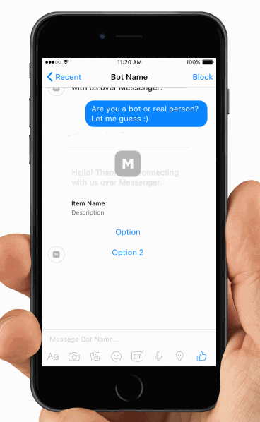 Bot chat tự động trên Facebook Messenger
