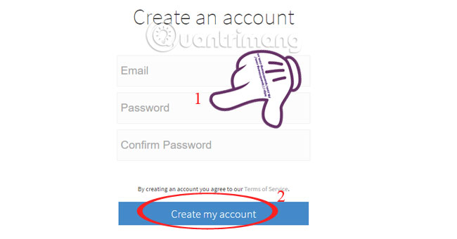 Tạo tài khoản Simplenote Simplenote