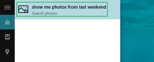 Chọn tùy chọn "Show me..." có từ khóa Search photo ở dưới
