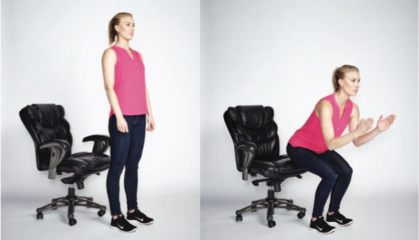 Động tác ngồi xổm  Bài tập thể dục