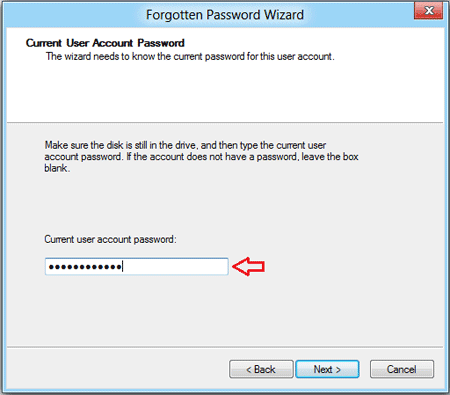 Nhập mật khẩu tài khoản user hiện tại rồi click chọn Next Nhập mật khẩu tài khoản user hiện tại rồi click chọn Next