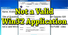 Sửa lỗi Not a Valid Win32 Application khi mở Game trên Windows
