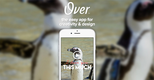 Ứng dụng Over 9 ứng dụng với tính năng hỗ trợ tạo Typography