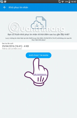 Cách sao lưu và khôi phục tin nhắn Zalo trên điện thoại