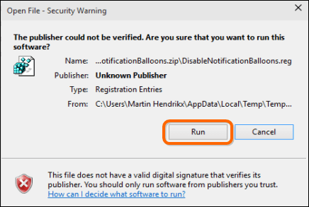 click chọn Run  click chọn Run