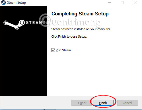 Finish  Đây là cách đăng ký tài khoản Steam trên máy tính