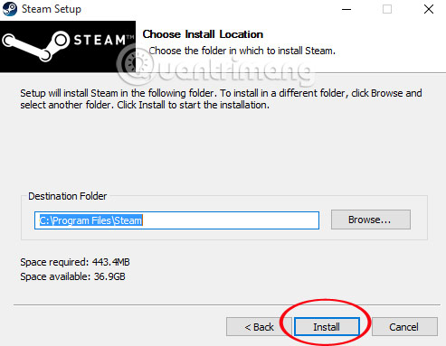 Install  Đây là cách đăng ký tài khoản Steam trên máy tính