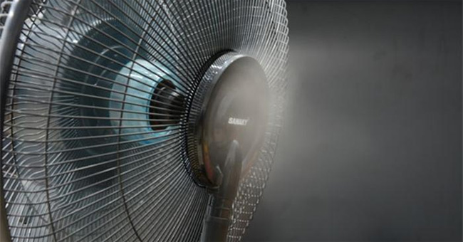 Nhưng lưu ý khi sử dụng quạt phun sương 