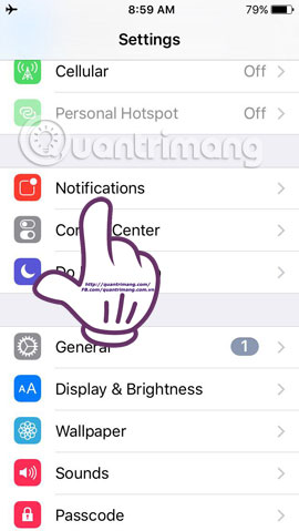 Cách tắt chế độ hiển thị nội dung tin nhắn trên iPhone