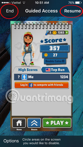 Cách không click vào quảng cáo khi chơi game trên iPhone