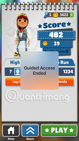 Cách không click vào quảng cáo khi chơi game trên iPhone