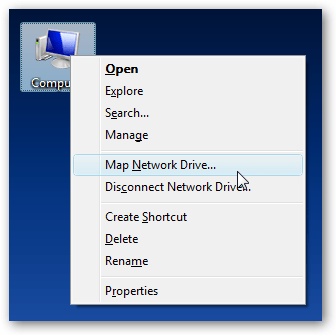 Map Network Drive