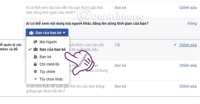 Thiết lập chế độ quản lý bài đăng được tag trên Facebook
