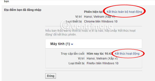 Facebook bị hack 