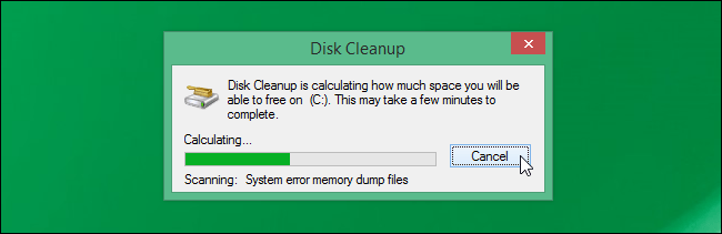 cửa sổ Disk Cleanup cửa sổ Disk Cleanup