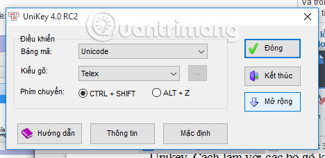 Kiểu gõ và Bảng mã gõ tiếng việt