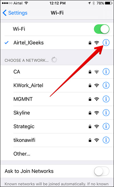 Lỗi địa chỉ IP bị xung đột khi kết nối Wifi trên iPhone, iPad, đây là cách khắc phục