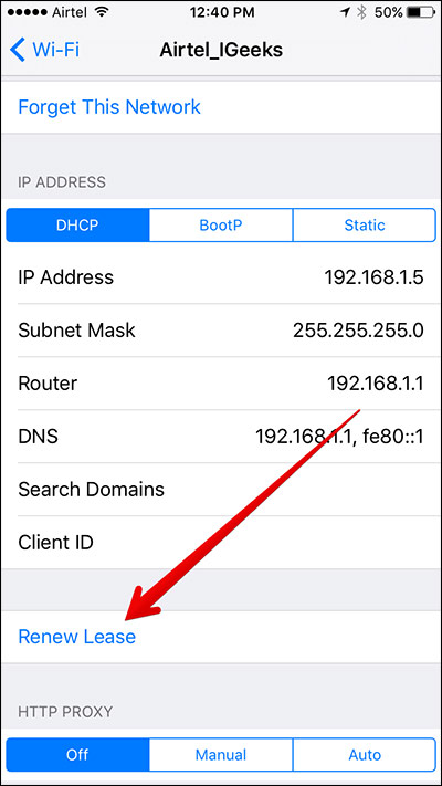 Lỗi địa chỉ IP bị xung đột khi kết nối Wifi trên iPhone, iPad, đây là cách khắc phục