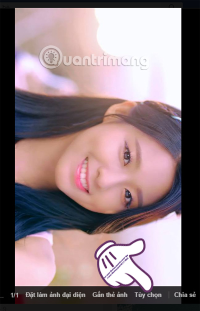 Hình ảnh bị xoay ngược 