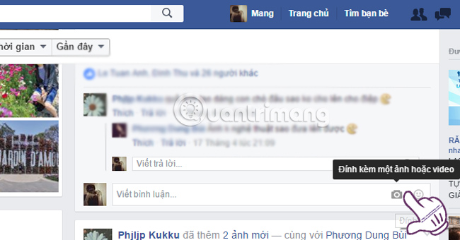 Gửi bình luận video gửi bình luận bằng video