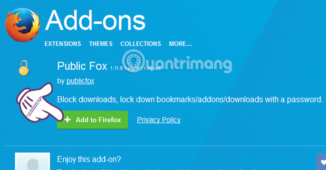 Chống gỡ bỏ extension cài đặt trong trình duyệt