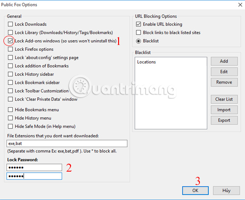 Chống gỡ bỏ extension cài đặt trong trình duyệt