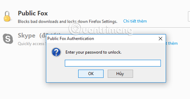 Chống gỡ bỏ extension cài đặt trong trình duyệt