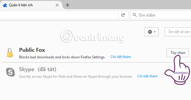 Chống gỡ bỏ extension cài đặt trong trình duyệt